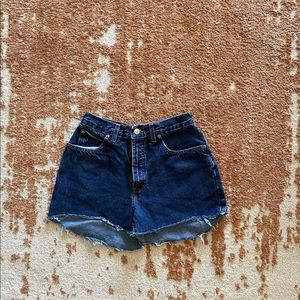 London cut-off Jean shorts